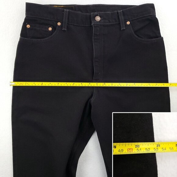 Levi's 550 Jeans Vintage 90s USA High Waist Relaxed Tapered Denim Women 14 34x33 - Picture 8 of 13